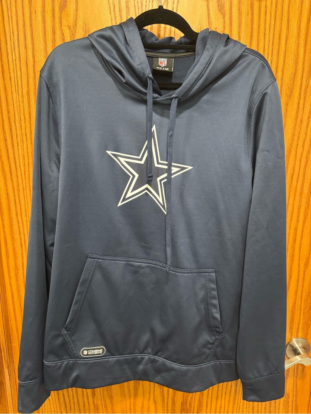 New Era Navy Hoodie with White Star Logo